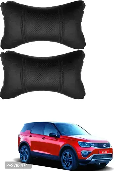 Comfortable Car Neckrest Pillow Black Football Design For Tata Q502