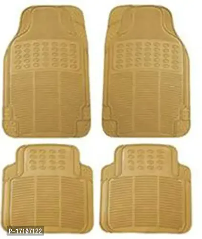 RONISH Beige Rubber Car Floor Mat for Dokker