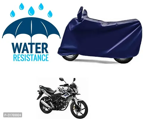 Splendid Waterproof Polyester Two Wheeler Cover Suitable For Honda CB Trigger Bikes