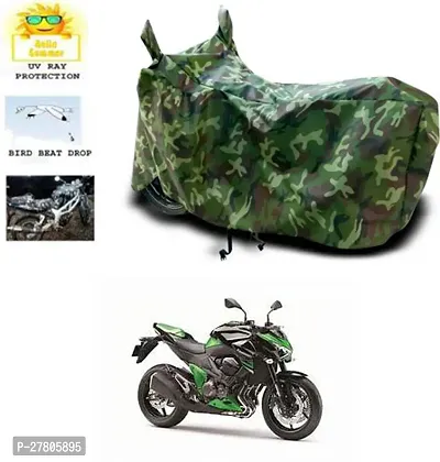 Designer Bike Body Cover Jungle Green For Kawasaki Z800