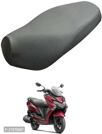 Two Wheeler Seat Cover Black For Suzuki Burgman Street 125-thumb0