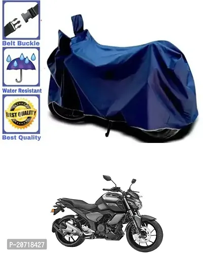 RONISH Waterproof Bike Cover/Two Wheeler Cover/Motorcycle Cover (Navy Blue) For Yamaha FZ FI