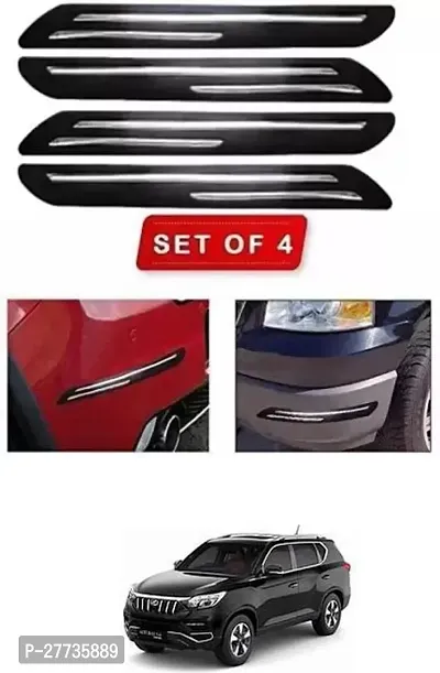 Protective Silicone Car Bumper Protector Guard For Mahindra Alturas G4-Pack Of 4