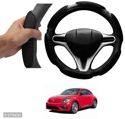 Car Steering Cover Black 6G Skidproof For Volkswagen Beetle