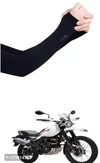 Stylish Breathable and Stretchable Arm Sleeve With Thumb Hole For Hero MotoCorp XPulse