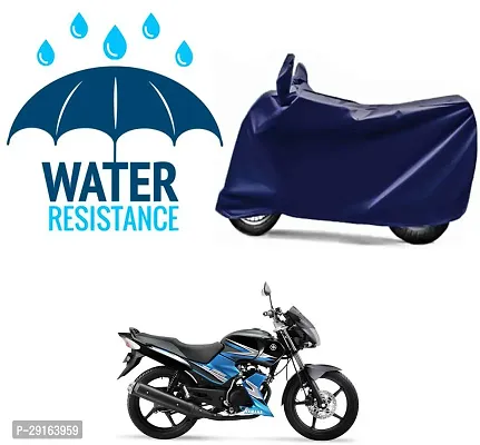 Classic Plain Two Wheeler Cover Blue For Yamaha SS 125