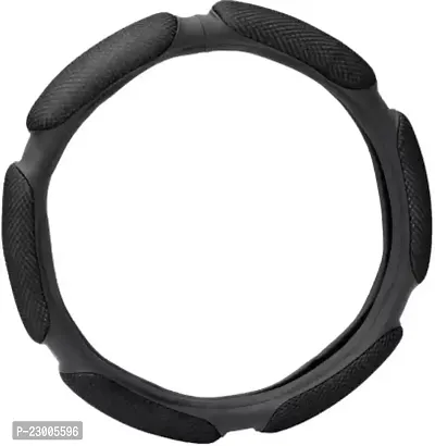 Car Better Grip Black Steering Wheel Cover (Slip-in) For Honda Amaze-thumb4