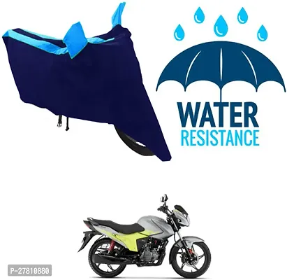 Classic Bike Body Cover Blue For Hero MotoCorp Glamour