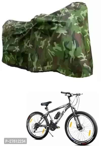 Designer Cycle Cover Green Jungle For Leader Gladiator 26Tt Multi Speed (21 Speed)-thumb0