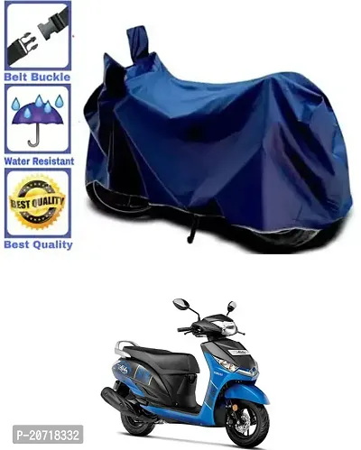 RONISH Waterproof Bike Cover/Two Wheeler Cover/Motorcycle Cover (Navy Blue) For Yamaha Alpha-thumb0