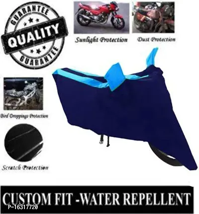 RONISH 100% Water Resistant Blue Two Wheeler Cover for DTS-i-thumb3