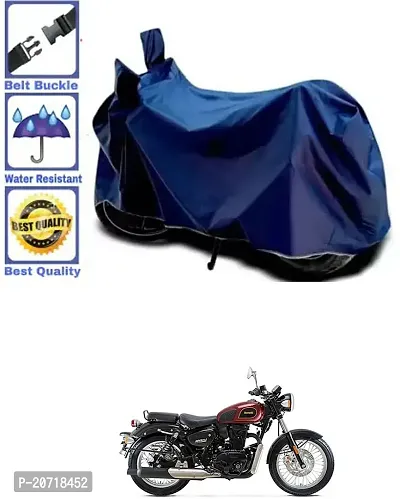 RONISH Waterproof Bike Cover/Two Wheeler Cover/Motorcycle Cover (Navy Blue) For Benelli Imperiale 400