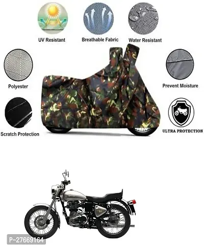 Water Resistant Polyester Bike Cover For Royal Enfield Bullet Electra Twinspark