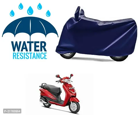 Splendid Waterproof Polyester Two Wheeler Cover Suitable For Hero Duet Bikes-thumb0