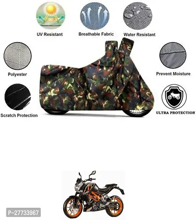 Durable and Water Resistant Polyester Bike Cover For KTM Duke 390 ABS-thumb0