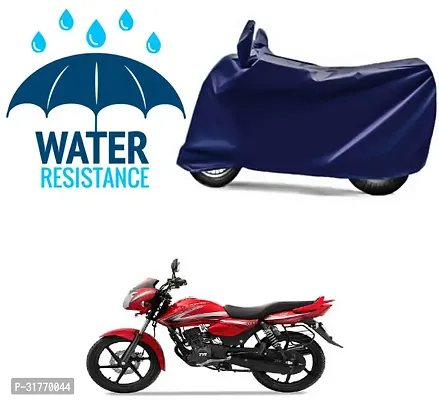 Splendid Waterproof Polyester Two Wheeler Cover Suitable For TVS Phoenix 125 Bikes