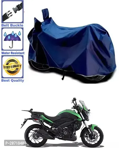 RONISH Waterproof Bike Cover/Two Wheeler Cover/Motorcycle Cover (Navy Blue) For Bajaj Dominar 400