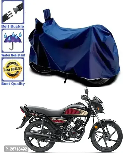 RONISH Waterproof Bike Cover/Two Wheeler Cover/Motorcycle Cover (Navy Blue) For Honda Dream Neo