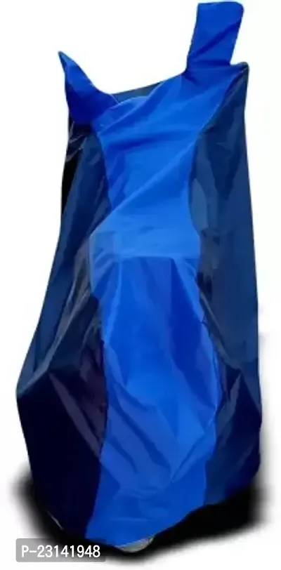 RONISH Waterproof Two Wheeler Cover (Black,Blue) For Hero Splendor Plus_t81-thumb3