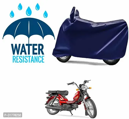 Splendid Waterproof Polyester Two Wheeler Cover Suitable For TVS All Bike Models