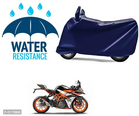 Splendid Waterproof Polyester Two Wheeler Cover Suitable For KTM RC 390 Bikes