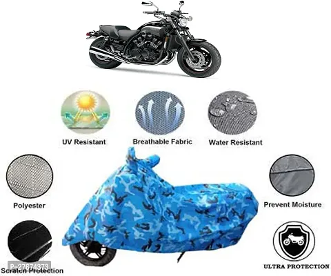 Dust and Water Resistant  Polyester Yamaha VMAX Bike Cover