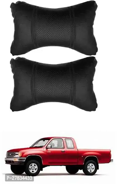 Comfortable Car Neckrest Pillow Black Football Design For Toyota T100-thumb0