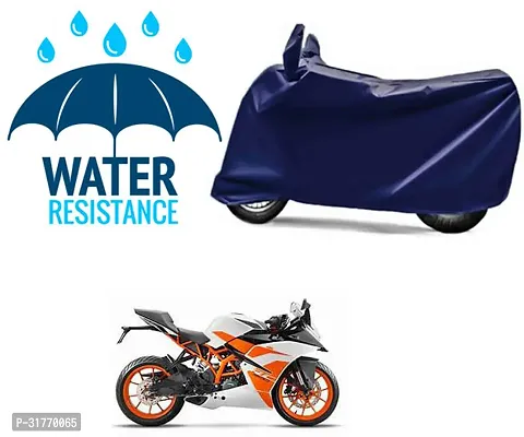 Splendid Waterproof Polyester Two Wheeler Cover Suitable For KTM RC 200 Bikes