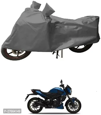 Stylish Grey Matty Bajaj Dominar Bike Cover