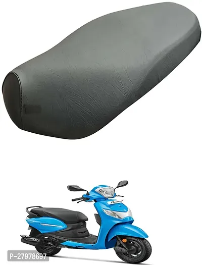 Two Wheeler Seat Cover Black For Hero Motocorp Pleasure Plus-thumb0