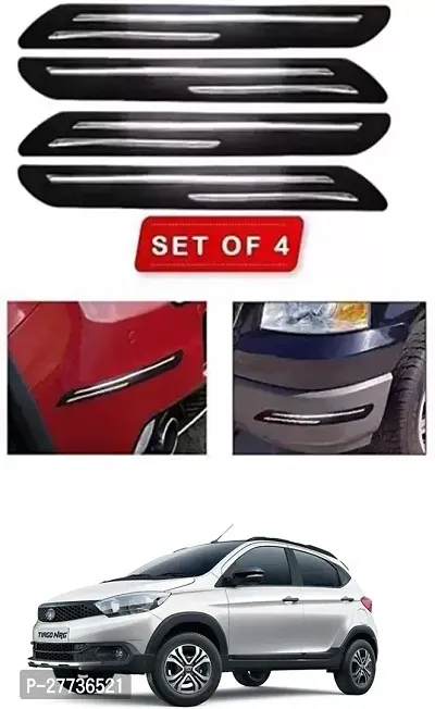 Protective Silicone Car Bumper Protector Guard For Tata Tiago NRG-Pack Of 4