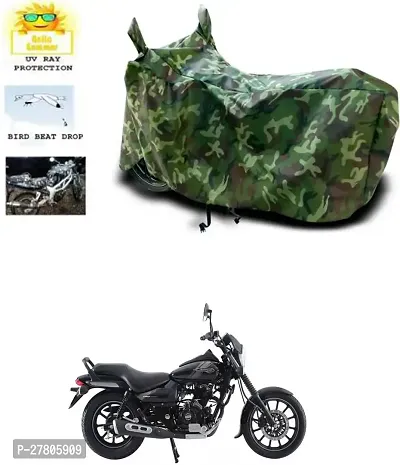 Designer Bike Body Cover Jungle Green For Tvs Avenger 180 Street