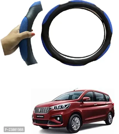 RONISH Car Steeing Cover/Black,Blue Steering Cover For Maruti Suzuki Ertiga 2019