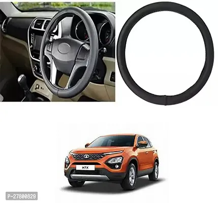 Designer Car Steering Cover Round Black For Tata H7X