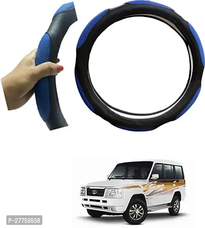 Car Steering Cover Blue 6G Heat Resistant For Tata Sumo