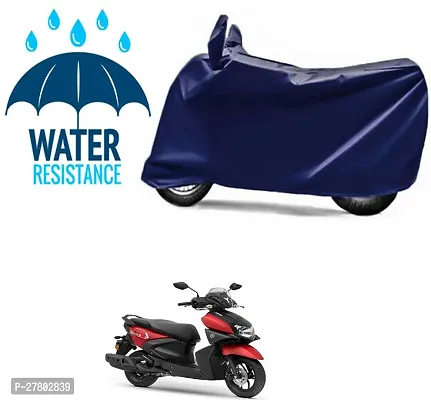 Designer Bike Body Cover Navy Blue For Yamaha Rayzr 125 Fi