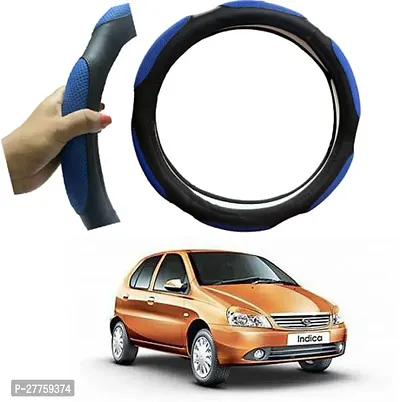 Car Steering Cover Blue 6G Heat Resistant For Tata Indica-thumb0