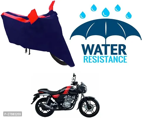 Designer Bike Body Cover Red And Blue For Bajaj V15