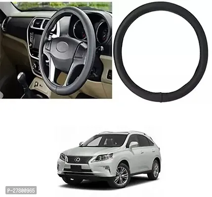 Designer Car Steering Cover Round Black For Lexus Rx