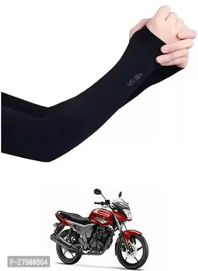 Stylish Breathable and Stretchable Arm Sleeve With Thumb Hole For Yamaha SZ-S