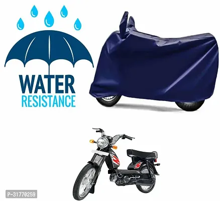 Splendid Waterproof Polyester Two Wheeler Cover Suitable For TVS XL Super Bikes