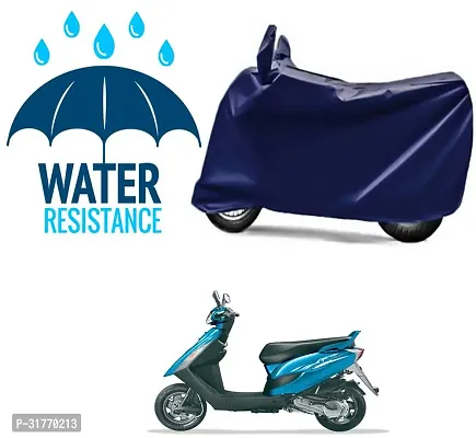 Splendid Waterproof Polyester Two Wheeler Cover Suitable For Bajaj Kristal Bikes