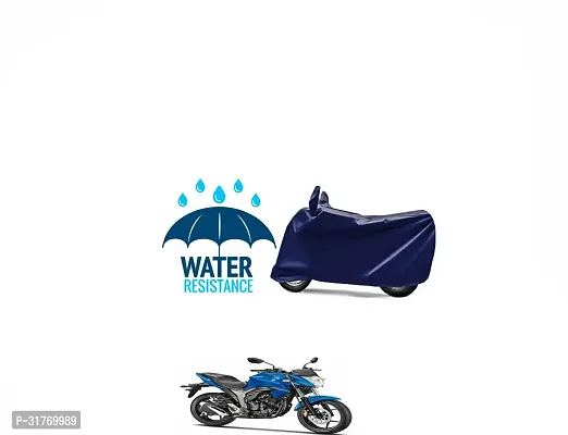 Splendid Waterproof Polyester Two Wheeler Cover Suitable For Suzuki Gixxer Bikes-thumb0