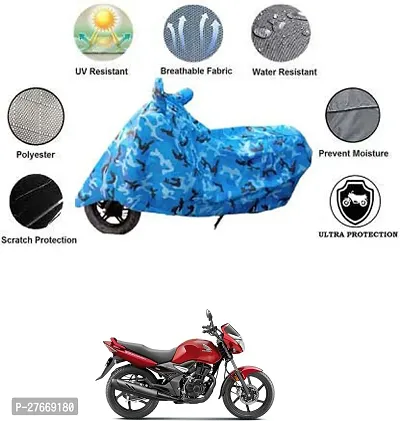 Water Resistant Polyester Bike Cover For Honda CB Unicorn 160-thumb0