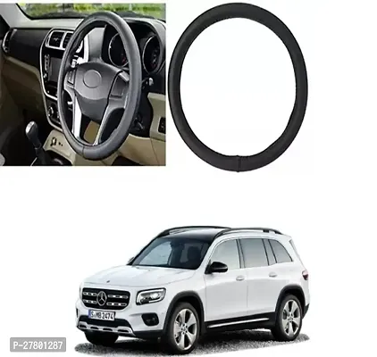 Designer Car Steering Cover Round Black For Mercedes Benz Glb