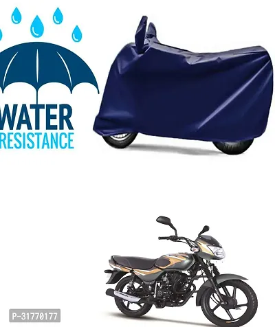 Splendid Waterproof Polyester Two Wheeler Cover Suitable For Bajaj All Bike Models