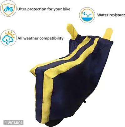 Stylish Waterproof Two Wheeler Cover For Hero MotoCorp HF Deluxe Motorcycle-thumb4
