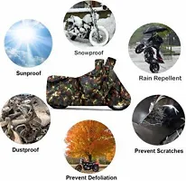 Protective Polyester Bike Body Covers- Mahindra Platina 100 DTS-i-thumb1