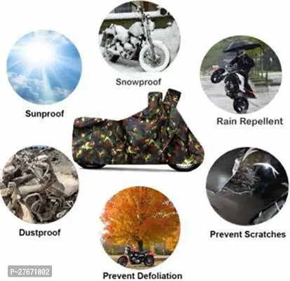 Protective Polyester Bike Body Covers- Mahindra Platina 100 DTS-i-thumb2