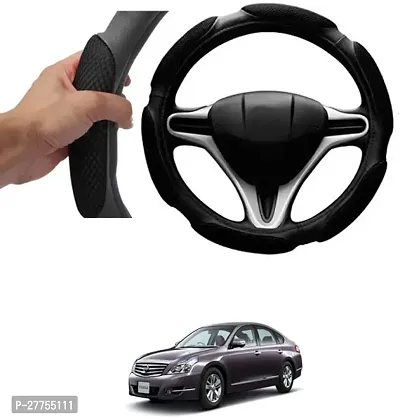 Car Steering Cover Black 6G Skidproof For Nissan Teana-thumb0